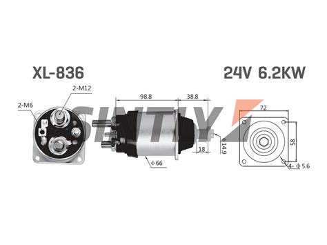 Starter Solenoid Switch Zm Woodauto Snd As Pl Ss Hc Cargo