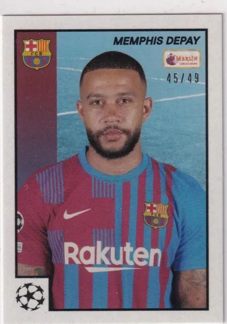 TOPPS MERLIN HERITAGE 97 2022 Mappa Gioco Calcio Nr 35 Memphis Depay