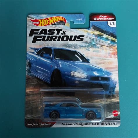 Jual Hot Wheels Premium Nissan Skyline GT R R34 Superstars Good Kab Landak SAM HOTWHEELS