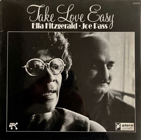 Ella Fitzgerald Joe Pass Take Love Easy 1974 Vinyl Discogs