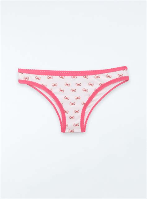 Ripley CALZÓN ALGODÓN MUJER INDEX ROSADO BIKINI LACITOS