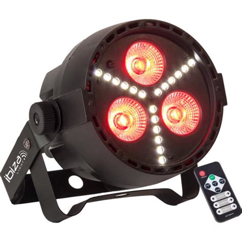 IBIZA Light PAR MINI STR Projecteur PAR Led 3x 4W RGBW Effet