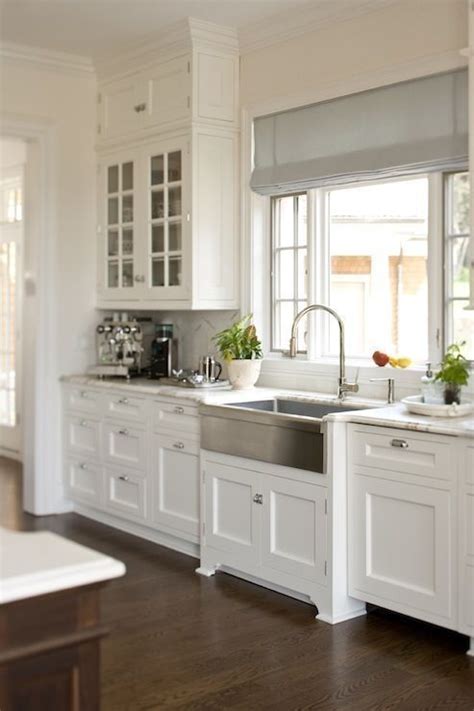 24++ White farmhouse sink white cabinets ideas | farmhousestyle