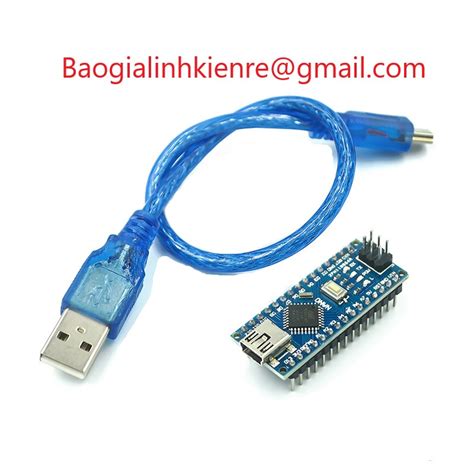 Kit Arduino Uno R3 Atmega328p Chíp Cắm Có Kèm Dây Cáp R3 Chíp Dán