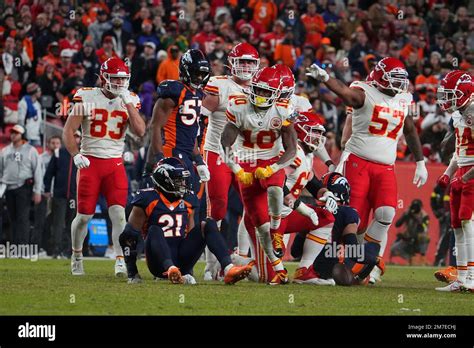 Kansas City Chiefs Running Back Isiah Pacheco 10 Celebrates A First