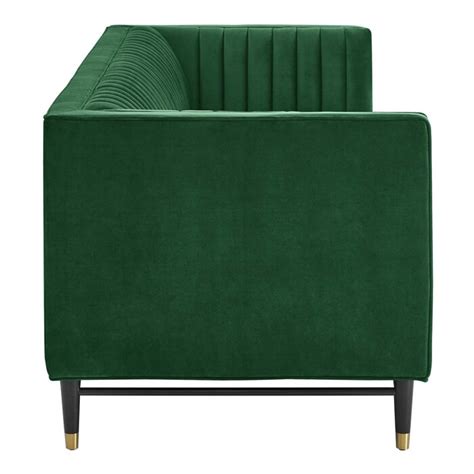 Everly Quinn Devote Channel Tufted Performance Velvet Sofa Reviews