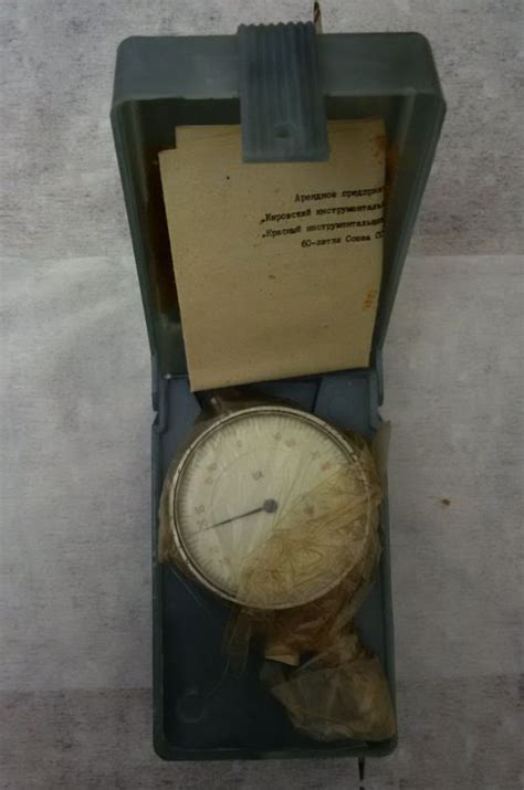 Индикатор часового типа с ценой деления 0,01мм тип ИЧ модель ИЧ 10-2М ...