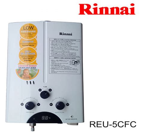 Rinnai Pemanas Air Gas Water Heater Reu Cfc