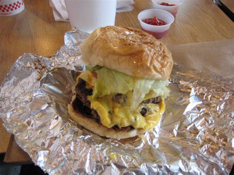 5 Guys Burger Bacon With Mushrooms And A Flickr