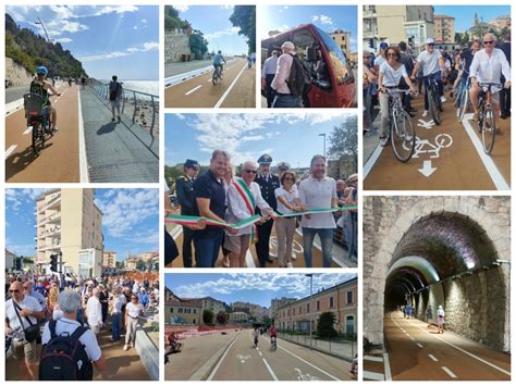 Imperia inaugurata la ciclabile da Borgo San Moro alla Galeazza È la