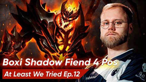 Boxi SHADOW FIEND SUPPORT 4 Pos Dota 2 7 35d Pro Gameplay YouTube