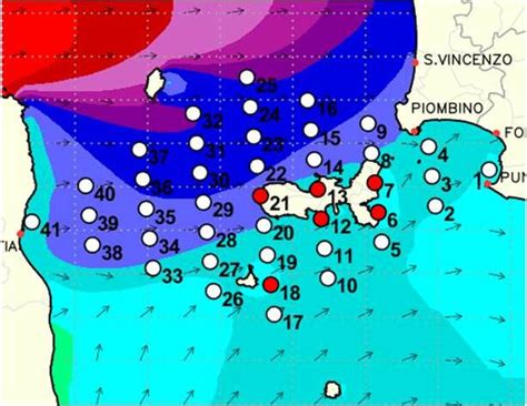wave height map  graph nodes case   scientific diagram