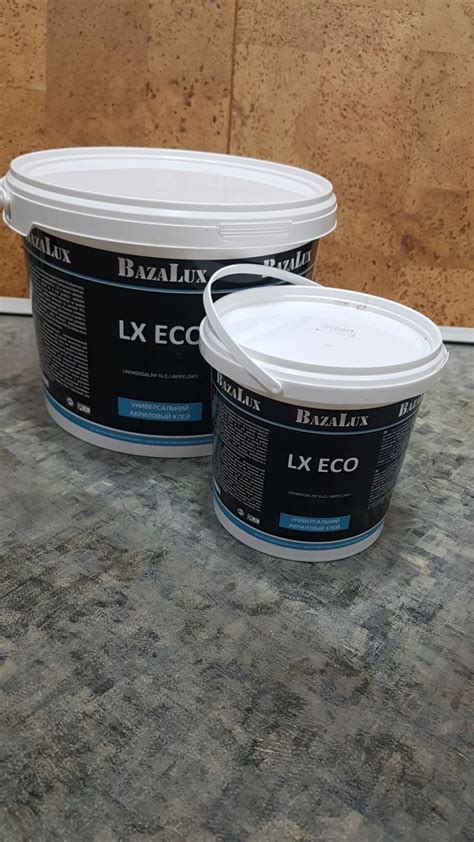 Універсальний акриловий клей LX ECO ⋆ ЕкоХата - корок, бамбук, паркет ...