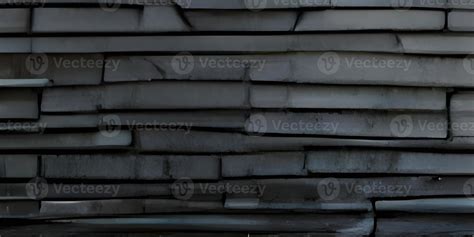 Seamless Texture Brick Stone Black Grey Color Tiling Clean For Background Pattern Rectangle