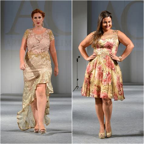 Vestidos De Festa Plus Size De Arthur Caliman Brilham No Fashion