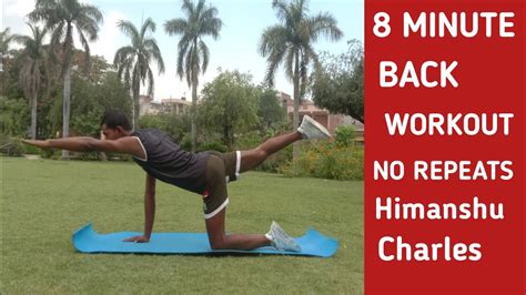 8 Min Back Workout Stretch Strengthen Improve Posture No Equipment