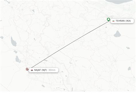 Direct Non Stop Flights From Tehran To Al Najaf Schedules