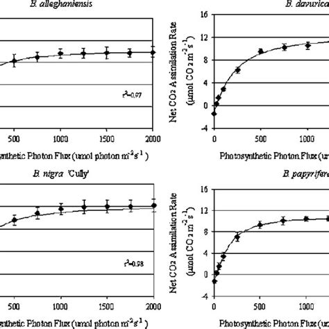 Net CO 2 Assimilation Rate A In Response To Varied Photosynthetic