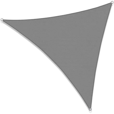 Voile D Ombrage Rectangulaire 3x3x3m Respirant TRAHOO Gris Anthracite