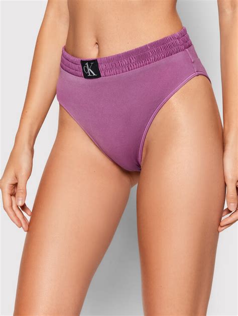 Calvin Klein Swimwear Bikini Pezzo Sotto Authentic KW0KW01487 Viola