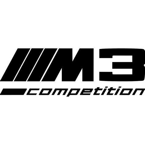 BMW M3 Competition Decal