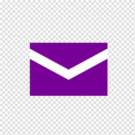 Yahoo Mail Email Company Message Purple Transparent Background Png