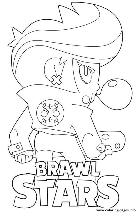 Coloriage à Imprimer Brawl Stars Corbac Coloriage Brawl Stars Tous Les Pessonnage