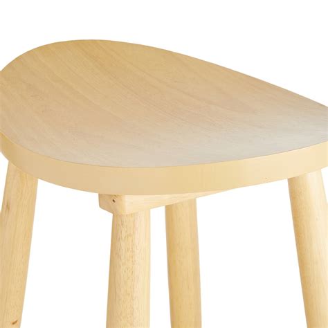 Hayley Barstool White Oak Finish | White Oak Barstool | At Home
