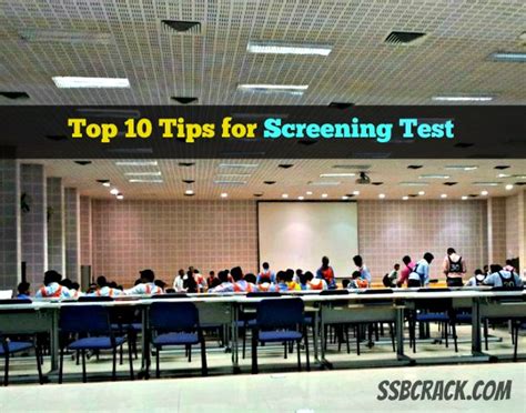 top  tips  screening test