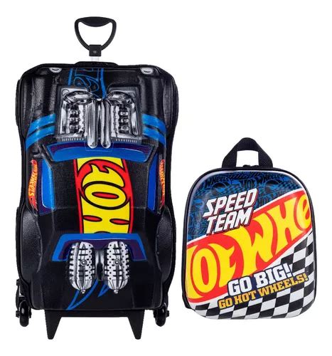 Mochila D Hot Wheels Rodas Lancheira Night Shifter Parcelamento