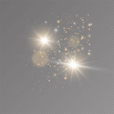 Premium Vector Golden Fairy Dust Particles Sparkling Glitter Dust