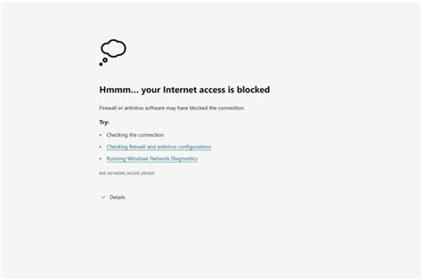 Fix Your Internet Access Is Blocked In Windows 11