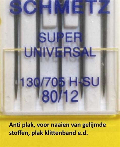 Schmetz Super Universeel Naald 5 Stuks Dikte 80 12 Bol