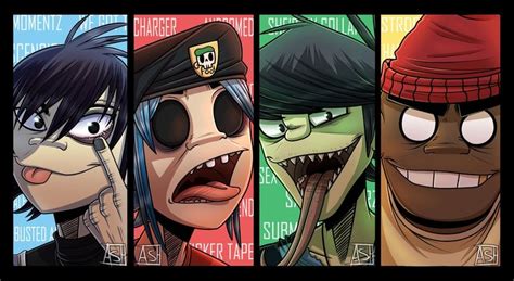 Gorillaz Select Your Player By Ashesfordayz Gorillaz Fan Art