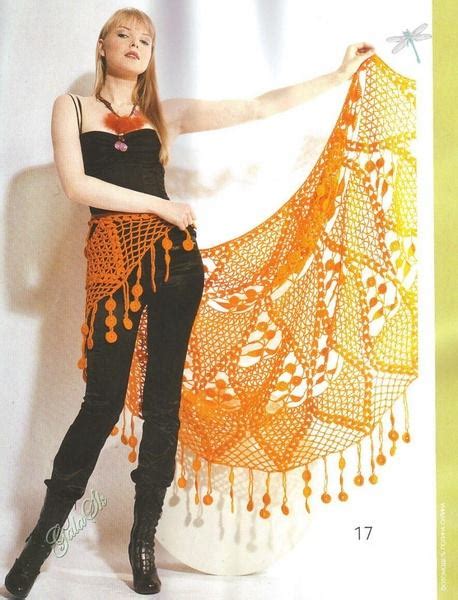 Crochet Shawl With Charts And Diagrams