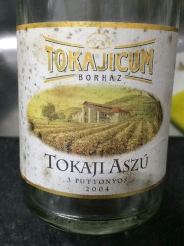 Tokajicum Tokaji Asz Puttonyos Vivino Hong Kong