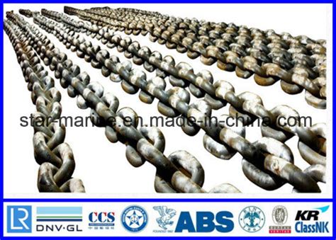 Offshore Mooring Chain R R S R R S R R S With Lrs Abs Bv Dnv Gl Nk