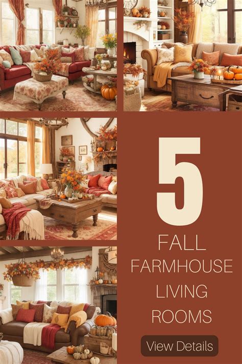 5 Dreamy Fall Farmhouse Living Room Decorating Ideas Home Wall Art