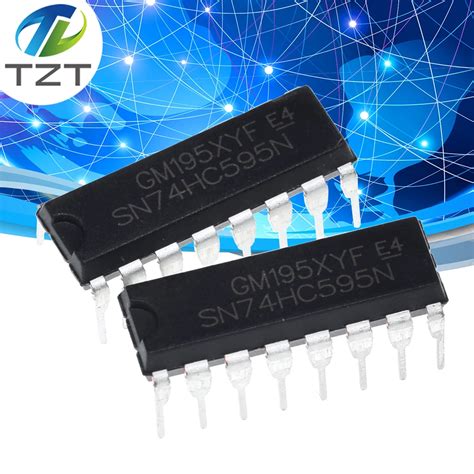 Tzt 10pcs Sn74hc595n Sn74hc595 74hc595n 74hc595 Dip 16 Counter Shift