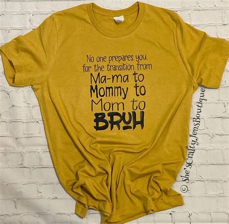 Mama Mom Bruh Shirt Etsy