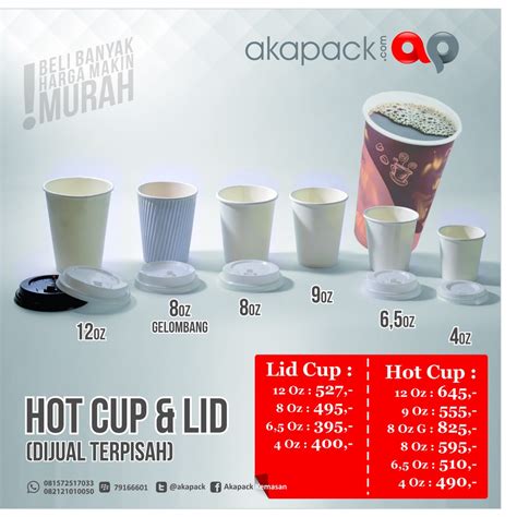 Jual Paper Cup 9 Oz Hot Cup Putih Polos Gelas Kertas 270 Ml Tutup