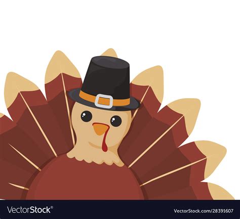 Turkey thanksgiving day design Royalty Free Vector Image