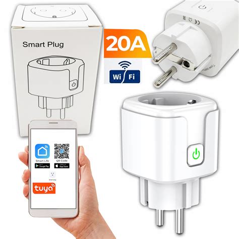 Gniazdko Wifi Tuya A Watomierz Timer Smart Plug Programator Czasowy