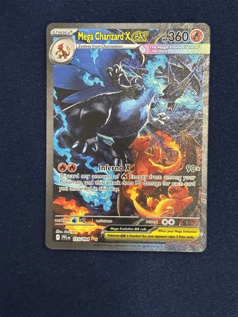 Mega Charizard X Ex 2025 Mega Evolution Phantasmal Flames 12594