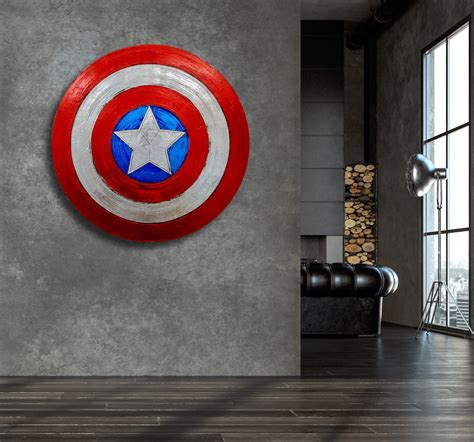 Captain America Shield - Art Lovers Australia