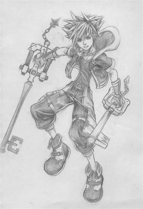 How To Draw Sora Full Body Bert Noel