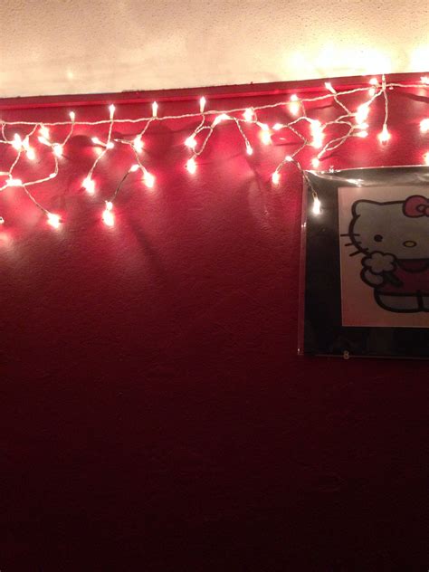 Christmas lights in the bedroom Christmas Lights In Bedroom, Bedroom Wall, Bedroom Ideas ...