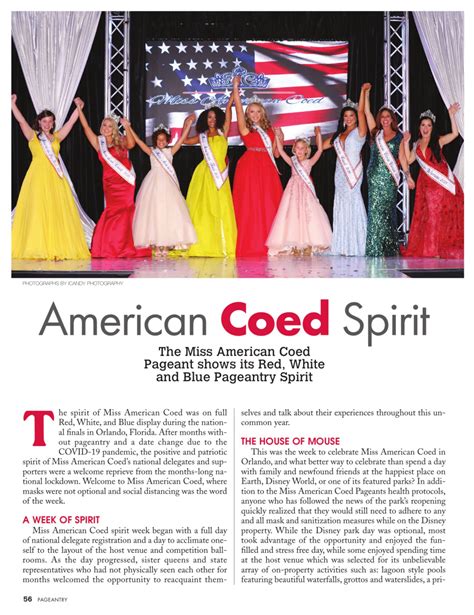 American Coed Spirit - Pageantry Magazine