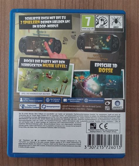 Rayman Legends PSVITA Deutsche Version PAL Komplett EBay