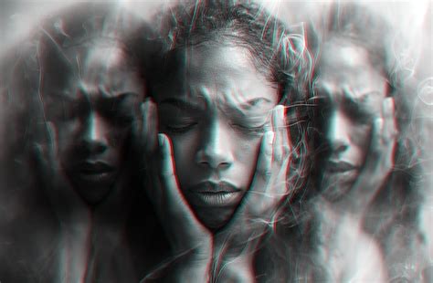 Premium Photo Sad Depressed Black Woman With Mental Disorders And Anxiety